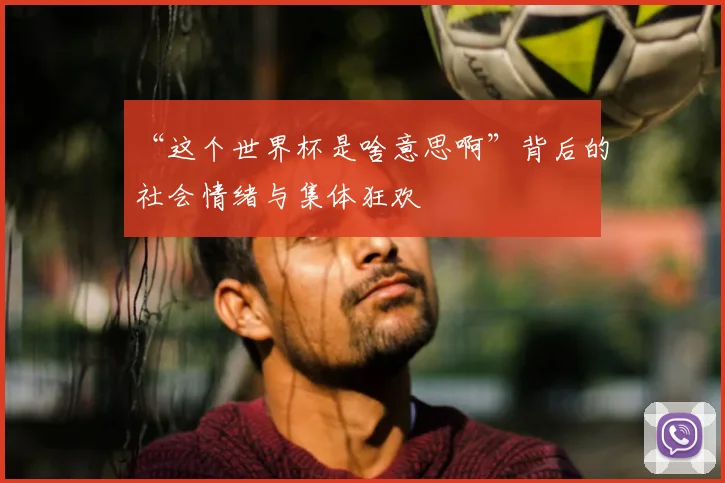 “这个世界杯是啥意思啊”背后的社会情绪与集体狂欢